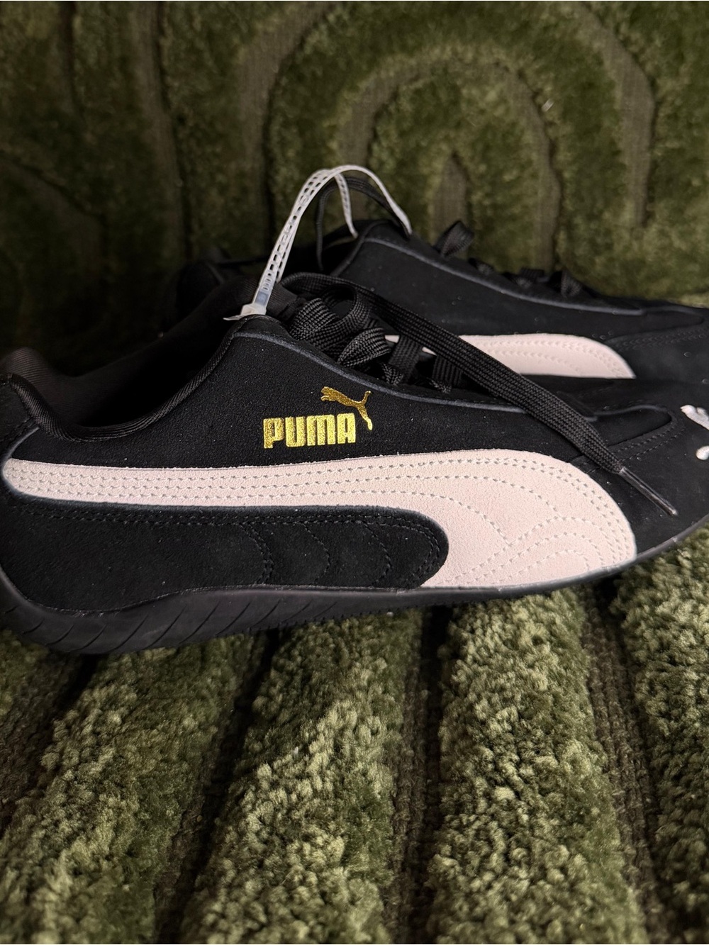 PUMA Men’s Black & Light Pink Low-Profile Sneaker